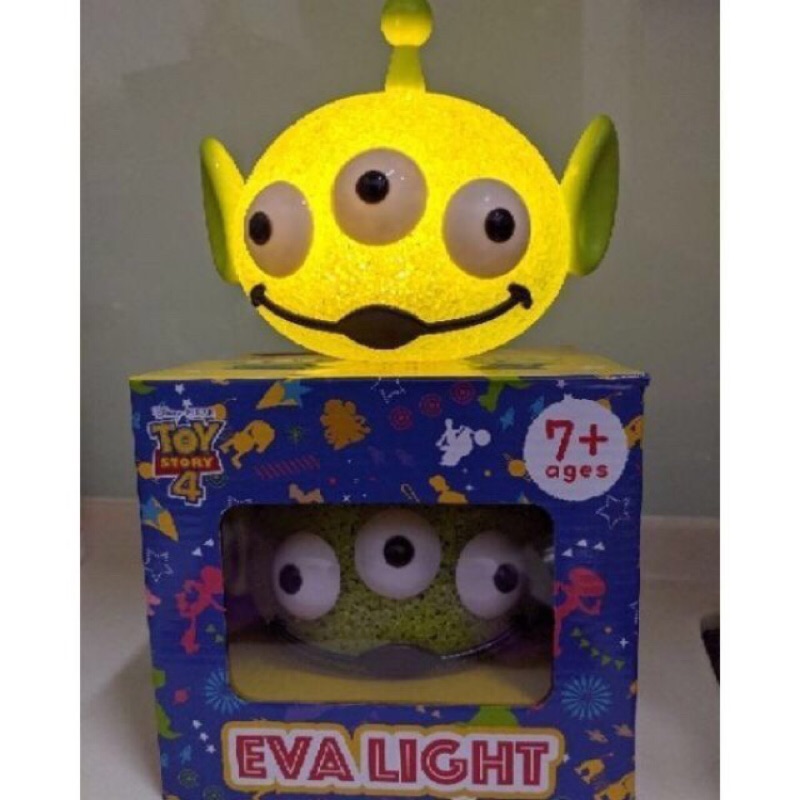 迪士尼 玩具總動員 三眼怪 EVA 造型夜燈 居家燈 小夜燈