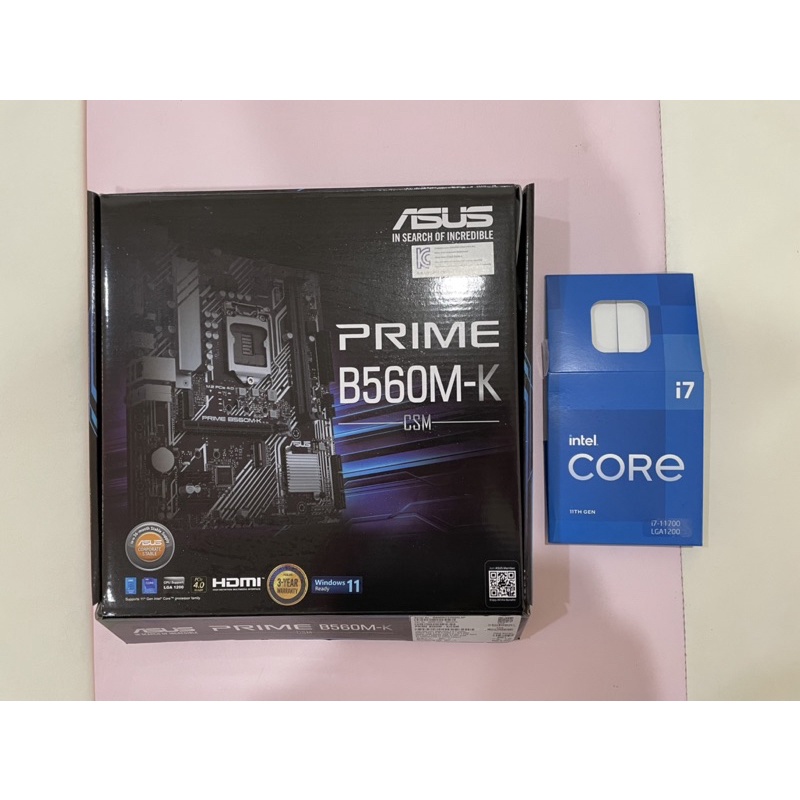 Intel 11700 + PRIME B560M-K主機版