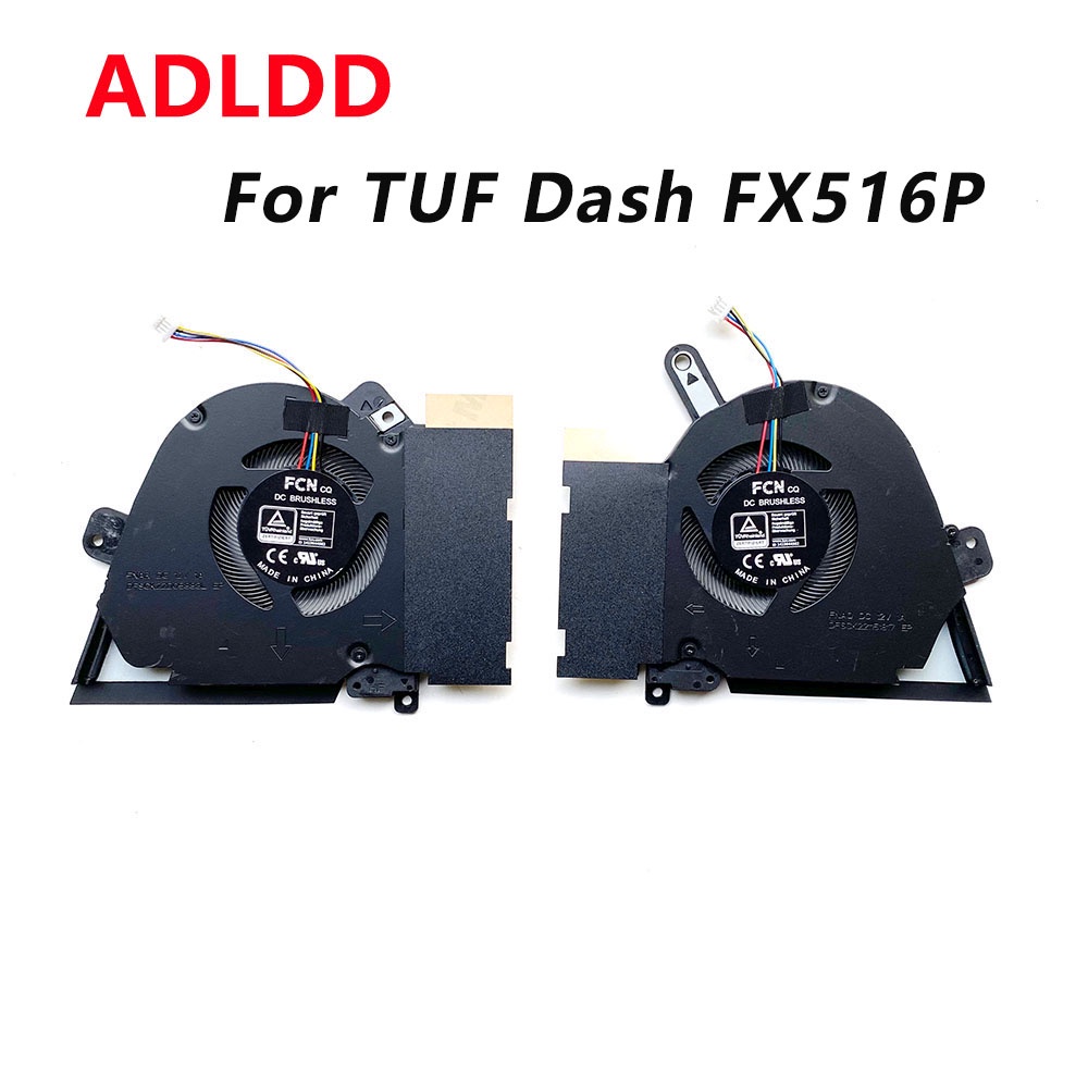 筆記本電腦散熱器散熱風扇 CPU GPU 風扇華碩 TUF Dash F15 FX516 FX516P FX516PM