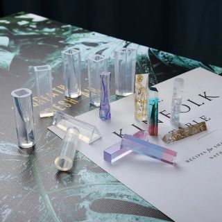 【捷運江翠站】🔆現貨🔆👍水晶滴膠Diy 長條吊墜矽膠模具|正長方體|胎毛幹花標本 免打磨☆ab膠☆uv膠