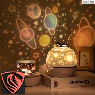 【熱銷】虧本特賣 USB創意led投影燈 小草星空投影 海洋旋轉浪漫氛圍投影燈 兒童情侶小夜燈 兒童禮物潮包精品館
