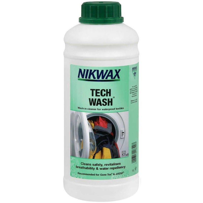 【山道具屋】Nikwax Tech Wash 大容量防水透氣衣物清洗劑(1L/GTX認證專用保養用品)