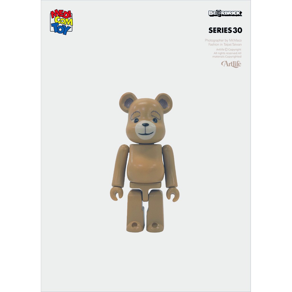 ArtLife @ MEDICOM 2015 BE@RBRICK シリーズ30 TED 泰迪熊 CUTE
