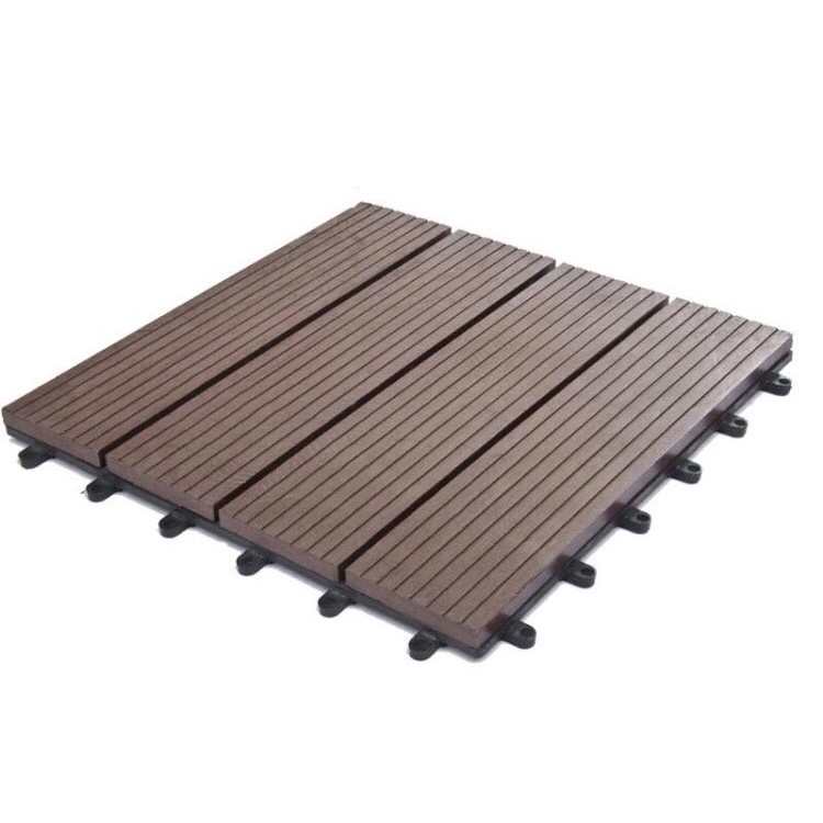 【生活小鋪】拼接地板 塑木地板 卡扣地板 四條板 陽台浴室 DIY 木地磚 戶外木地板