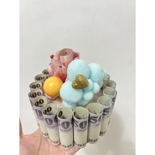 鈔票花 （現貨）鈔票蛋糕花 便宜鈔票花 乾燥花 母親節禮物 情人節禮物 七夕禮物 告白鈔票