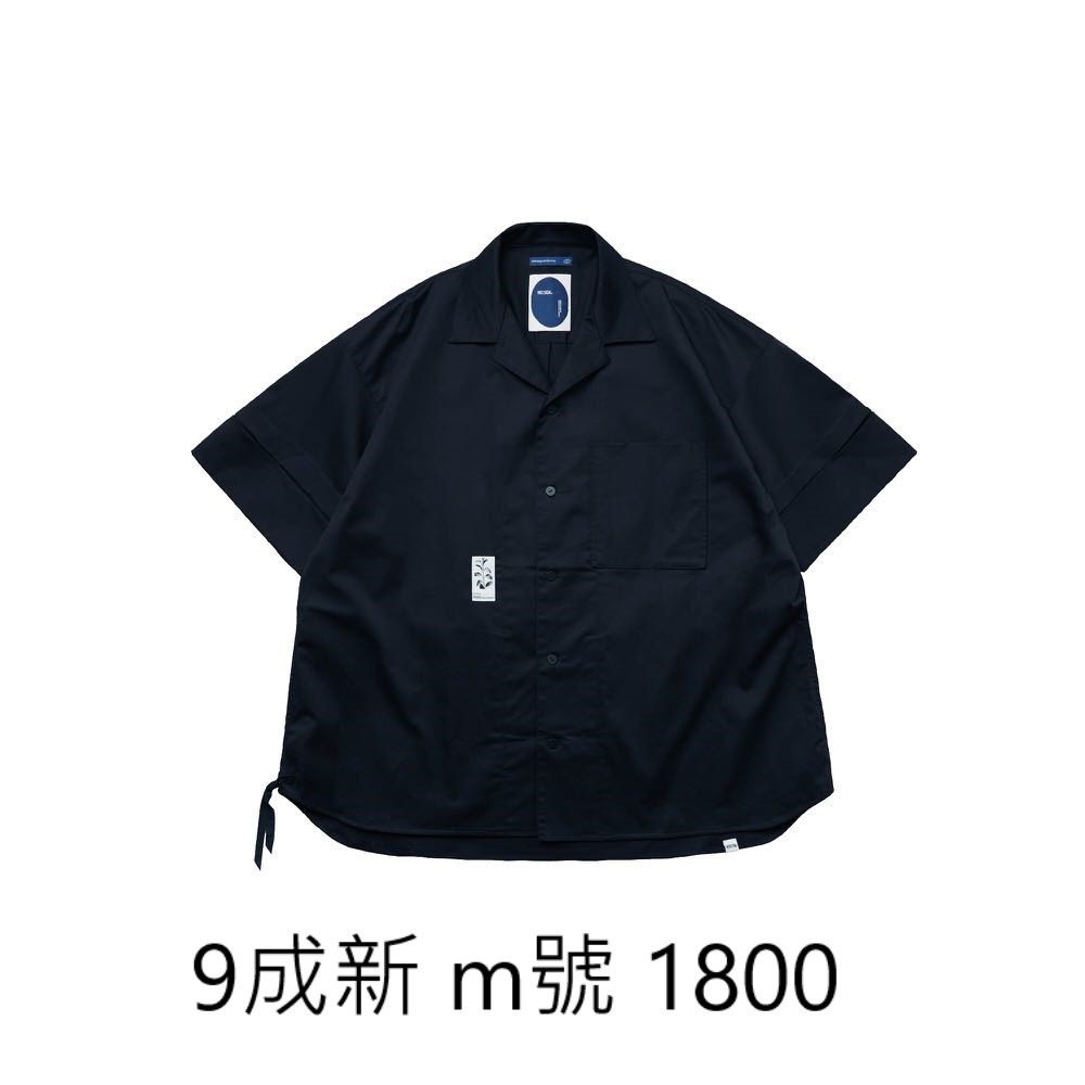 MELSIGN - Label Pocket Shirt -Navy