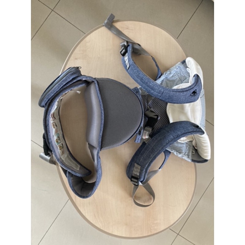 Pognae ALL NEW NO5. 升級版 機能型 坐墊揹巾 （牛仔藍）