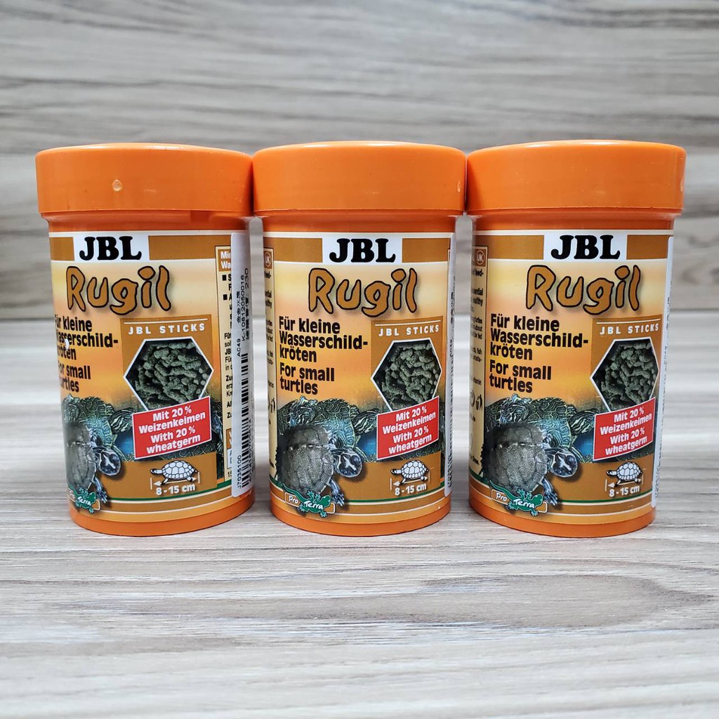德國JBL 小型水棲龜鱉條狀飼料【100ml】（Rugil）幼龜小龜澤龜水龜蛋白質珍寶| 蝦皮購物