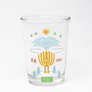 【來好LAI HAO】台灣城市啤酒杯 (嘉義) 啤酒杯 啤酒 酒杯 小啤酒杯 玻璃杯 水杯 玻璃水杯