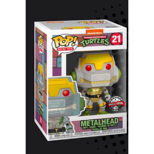 柴寶趣 FUNKO POP 21 忍者龜 機械龜 機器龜 特別版 限定版 METALHEAD 正版