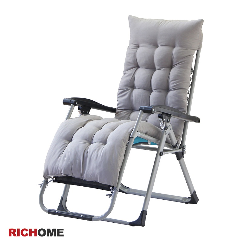 RICHOME CH1271 多拿滋躺椅(2用)(布套可拆)-3色 涼椅 無段式 休閒椅  摺疊椅 露營床 露營椅 躺椅