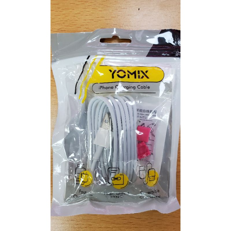 YOMIX iPhone 充電線 附線套