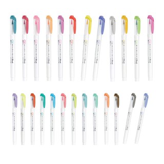 【CHL】ZEBRA MILDLINER WFT8 雙頭螢光筆 柔繪筆 繪圖 標記 水性螢光筆 螢光筆 軟頭毛筆 特細