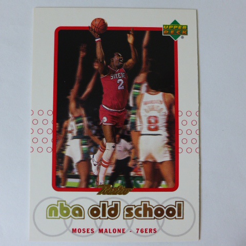 ~ Moses Malone ~名人堂/NBA球星/摩斯·馬龍 1999年UD.老人特殊卡