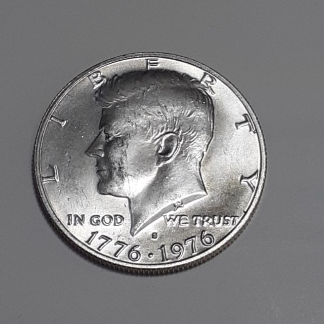 銀幣美國200週年紀念銀幣甘迺迪全新未使用