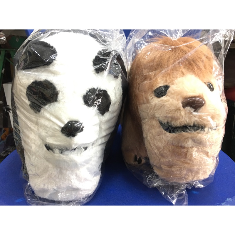 戽斗系列 熊貓 獅子 刺蝟 絨毛娃娃 布偶 約30cm