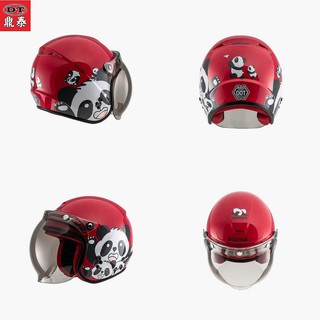 DT安全帽 SOL SO-9K SO9K 安全帽 胖達 紅/白 半罩 3/4罩 兒童帽 安全帽