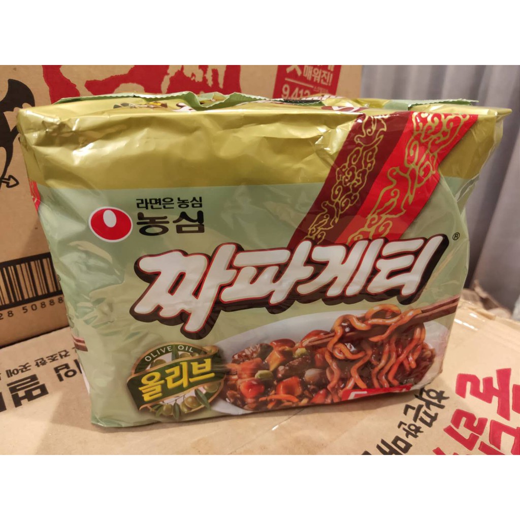 農心-韓國-짜파게티炸醬麵5入