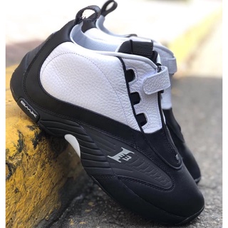 2021 九月REEBOK I3 THE ANSWER IV 四代運動鞋籃球鞋黑白IVERSON G55111 | 蝦皮購物
