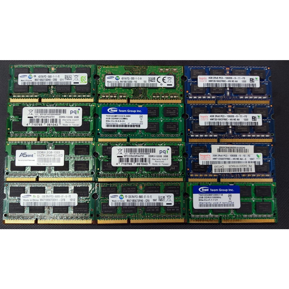【二手商品】筆電NB DDR3 DDR3L 4GB 1066 1333 1600 RAM 記憶體 拆機良品