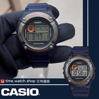 【高雄時光鐘錶】CASIO 卡西歐 W-216H-2BVDF 簡約造型活力十足數位休閒錶 手錶男錶女錶運動錶