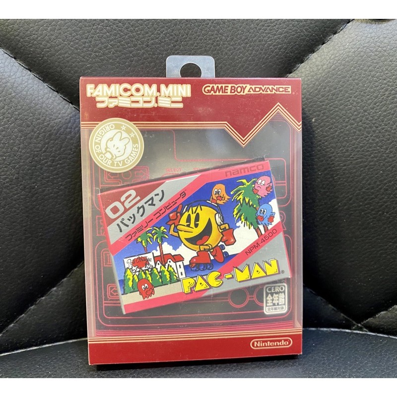 任天堂GBA  Famicom Mini パックマン PAC - MAN(紅白機復刻版)(GBA、GBA SP主機適用）