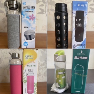 Senseroad三榮R3200風潮杯 /Lacosdinoe水立方耐熱瓶 /玻璃魔力沖泡瓶/飪我行 鮮活隨身瓶 附杯套