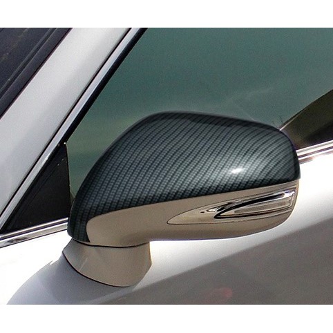 ~圓夢工廠~ Lexus 2009~2012 IS250C IS350C 水轉印碳纖紋後視鏡蓋 防撞後照鏡蓋飾貼