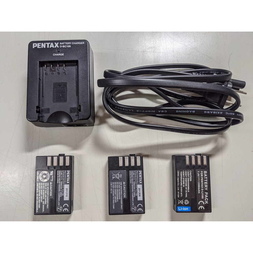 Pentax D-Li109 原廠電池2顆 - K50 K30 K70 KP KS2