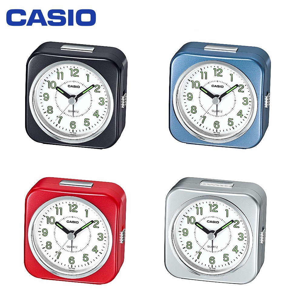 CASIO貪睡鬧鐘/TQ-143S/桌上型/夜光指針刻度/電子BiBi聲/【第一鐘錶眼鏡】