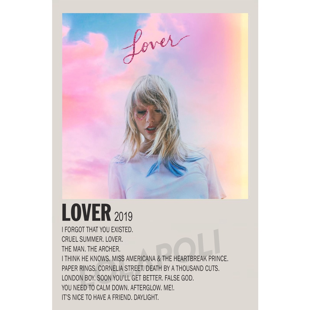 Taylor Swift Lover 專輯封面海報