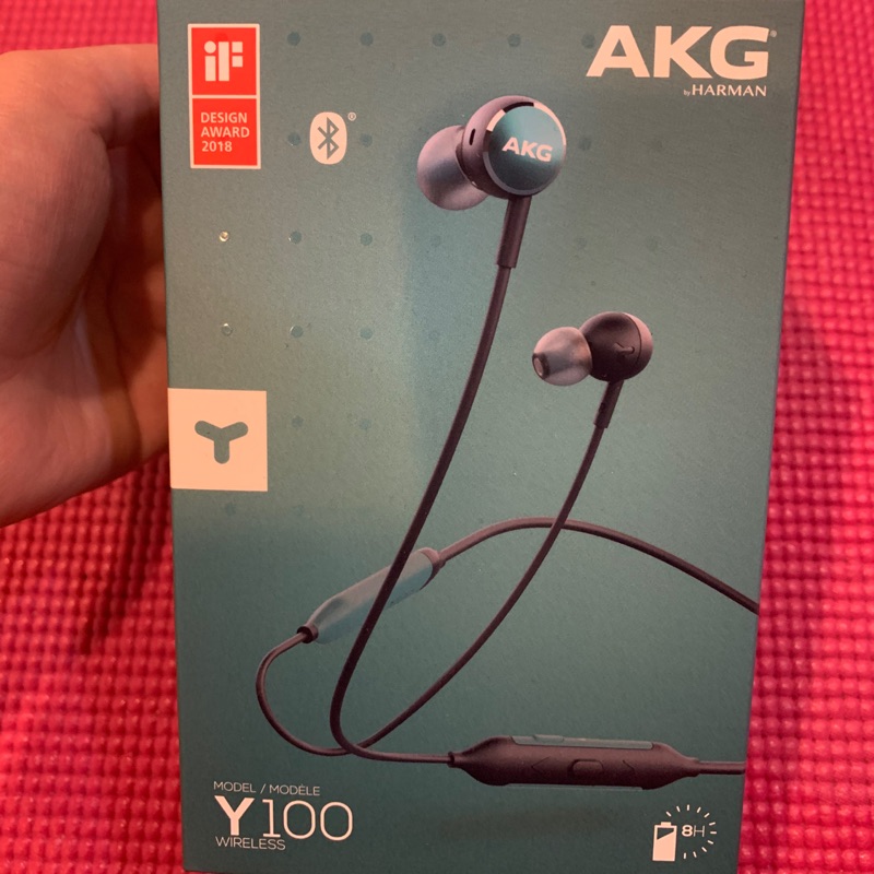 AKG Y100無線藍芽耳機 全新