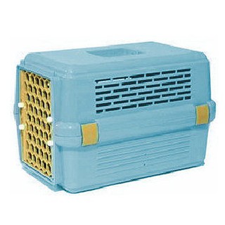 皇冠 寵愛 運輸籠(基本款643)(大)-(藍色) 外出提籠 寵物籠 (M563A02-1)