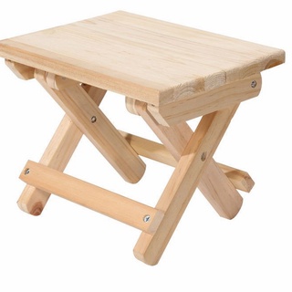 【免運】“淘銀家 實木椅“橡木折疊凳子便攜式家用實木馬扎戶外釣魚椅小板凳小凳子松木方凳