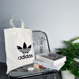Image of Fuse▸［現貨］DX2047白色 DW5215黑色 Adidas 三葉草 托特包 手提購物袋 帆布包