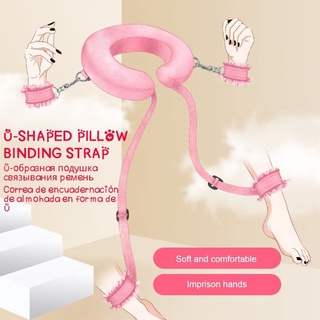 免運*BDSM porno Bondage Ushaped pillow leg straps Handcuffs