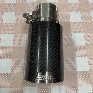 汽車排氣尾飾92mm/BMW專用排氣尾飾管/M標尾飾管/排氣尾飾管/碳纖維尾飾管/卡夢尾飾管/白鉄尾飾管/裝飾尾管
