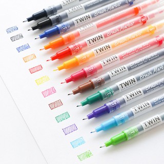 雙頭麥克筆 水性 36色 塗鴉筆 軟頭 馬克筆 彩色筆 繪畫筆 手帳筆 製圖 畫筆【JC4471】《Jami》