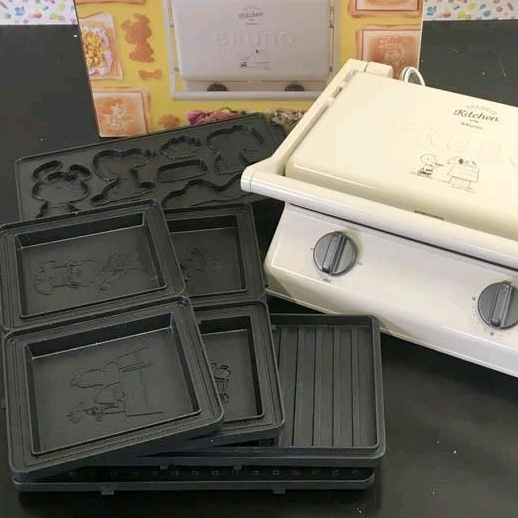 史努比 Bruno Snoopy 聯名 全新 熱壓 帕尼尼 帕里尼 厚燒盤 烤盤 不含熱壓機