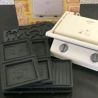史努比 Bruno Snoopy 聯名 全新 熱壓 帕尼尼 帕裡尼 厚燒盤 烤盤 不含熱壓機