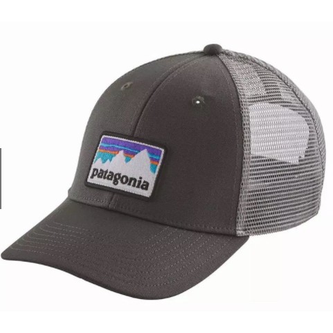 【現貨】Patagonia Patch Trucker Cap 帽子 老帽 山景LOGO標 灰