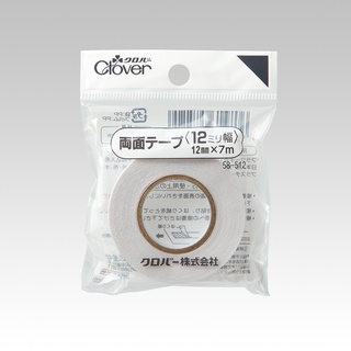 日本 Clover 可樂牌 雙面膠 12mmX7m 兩面接著膠帶 58-512 58512 縫紉福利社