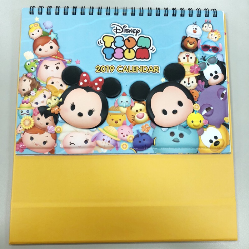 《現貨》2019年桌曆-Tsumtsum Disney