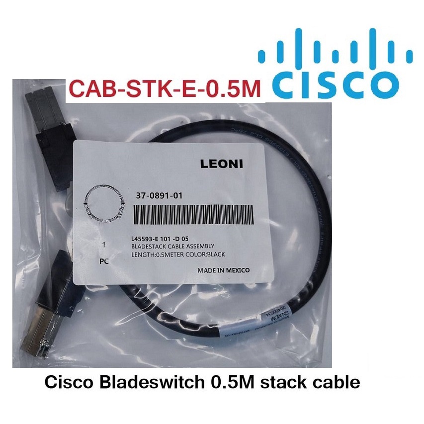 【全新現貨】Cisco CAB-STK-E-0.5M 用於 C2960S 2960X堆疊線 思科 Stack cable