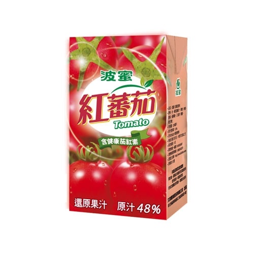 波蜜 紅蕃茄汁[箱購] 250ml x 24【家樂福】