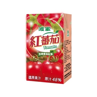 波蜜 紅蕃茄汁[箱購] 250ml x 24【家樂福】