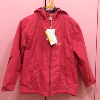 Jack Wolfskin 女童保暖防風夾克 深粉紅色(128cm)