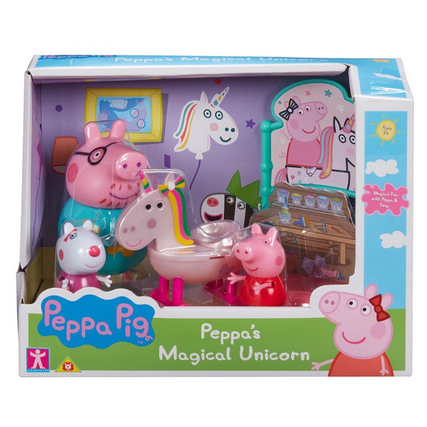 Peppa Pig 粉紅豬小妹 主題裝扮遊樂組(獨角獸款) 適用3歲以上 正版授權 福利品 寶寶共和國