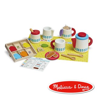 【寶貝樂園】美國瑪莉莎 Melissa & Doug 角色扮演木製下午茶組