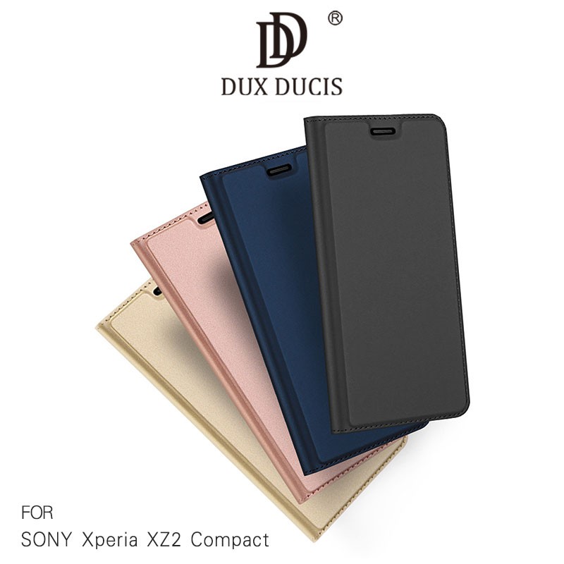 DUX DUCIS SONY Xperia XZ2 Compact SKIN Pro 皮套 可立 插卡 保護套 XZ2C